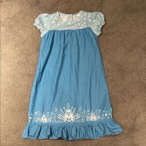 Posh Peanut Blue Nightgown with White Accents